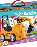 LISCIANI Masinuta pentru copii Ride On 2 in 1 Buldozer cu lumini si efecte sonore