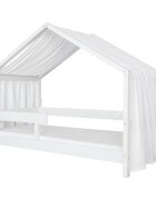 Little Amy Baldachin muselina pentru pat tip casuta Alb 300 cm