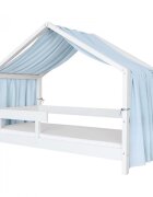 Little Amy Baldachin muselina pentru pat tip casuta Albastru deschis 300 cm
