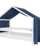 Little Amy Baldachin muselina pentru pat tip casuta Albastru inchis 400 cm
