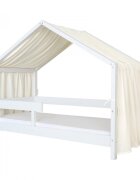 Little Amy Baldachin muselina pentru pat tip casuta Crem 430 cm