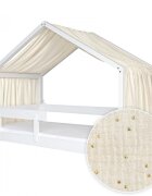 Little Amy Baldachin muselina pentru pat tip casuta Gold Princess 400 cm