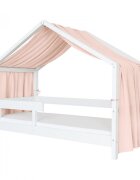 Little Amy Baldachin muselina pentru pat tip casuta Somon 400 cm