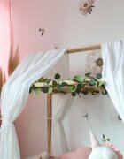 Little Amy Draperie din muselina organica Somon 125x240 cm 1 bucata