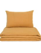 Little Amy Lenjerie de pat cu 2 piese din muselina Camel 100x135 cm