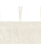 Little Amy Organizator suspendat din muselina pentru pat 60 x 30 cm Crem