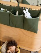 Little Amy Organizator suspendat din muselina pentru pat 60 x 30 cm Verde