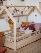 Little Amy Pat pentru copii casuta Montessori MonteHouse Natur 90 x 180 cm