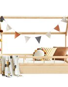 Little Amy Pat pentru copii casuta Montessori MonteHouse Natur 90 x 180 cm