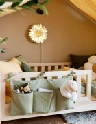 Little Amy Pat pentru copii casuta montessori Stillwood Cottage balustrade cu bare plate Natur 100x180 cm