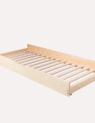 Little Amy Pat pentru copii SleepWell Natur cu balustrada 80 x 160 cm