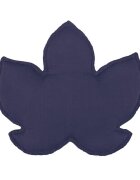Little Amy Perna decorativa 40 x 40 cm Frunza de artar Bleumarin