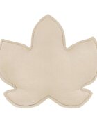 Little Amy Perna decorativa 40 x 40 cm Frunza de artar Crem