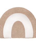 Little Amy Perna decorativa din muselina Rainbow Bej 40 cm