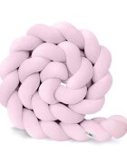 Little Amy Protectie de pat impletita MiniMini Velvet Magic Mov deschis 500 cm