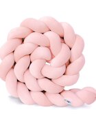 Little Amy Protectie de pat impletita MiniMini Velvet Magic Somon 200 cm