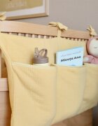 Little Amy Set draperii din muselina organica Camel 125x240 cm 2 bucati