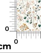 Little Amy Set lenjerie de pat single din bumbac Mini Flori Smarald 100x135 cm