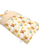 Little Amy Set lenjerie de pat single din bumbac Ursuleti cu baloane 90x120 cm