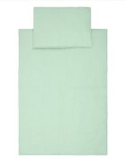 Little Amy Set paturica si perna din muselina 95 x 65 cm Menta