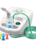 Little Doctor Aparat aerosoli cu compresor LD-212C Pro Alb cu 3 masti 3 dispensere furtun 6 metri