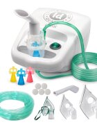 Little Doctor Aparat aerosoli cu compresor LD-212C Pro Alb cu 3 masti 3 dispensere furtun 6 metri