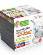 Little Doctor Aparat aerosoli cu compresor LD-220C 3 dispensere pentru reglarea dimensiunii