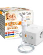 Little Doctor Aparat aerosoli LD-213C nebulizator cu compresor 3 moduri de nebulizare alb