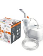 Little Doctor Aparat aerosoli LD - 220 mC nebulizator cu compresor design compact 3 moduri de nebulizare masca bebelusi copii si adulti alb