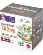Little Doctor Aparat de aerosoli cu compresor LD-212C 3 Dispensere pentru reglarea dimensiunilor particulelor 2 Masti galben