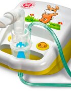 Little Doctor Aparat de aerosoli cu compresor LD-212C 3 Dispensere pentru reglarea dimensiunilor particulelor 2 Masti galben