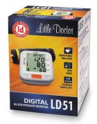 Little Doctor Tensiometru electronic de brat LD 5 afisaj XXL detector aritmie indicator WHO