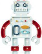 little lights Lampa Robot Metalic Blue