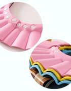 Little Mom Aparatoare sampon Happy Bath Pink din spuma moale reglabila in 4 faze dimensiuni 30x28 cm