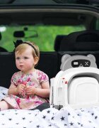 Little Mom Cadita bebelusi ultrapliabila grey cu termometru incorporat dop de scurgere termostatic picioare antiderapante Hamac cu design ergonomic inclus