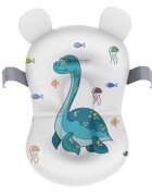 Little Mom Cadita bebelusi ultrapliabila Turtle Pink pernuta moale detasabilatermometru incorporatdisplay digitalsuport dus sistem de agatare dop pentru evacuarea apei material Non-Toxic