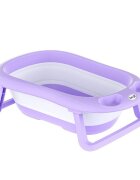 Little Mom Cadita Bellan Purple pliabila cu margini rotunjite dop evacuare suprafata anti-alunecare fara BPA dimensiuni 818 x 535 x 235 cm