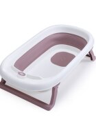 Little Mom Cadita Fold Purple pliabila cu dop evacuare picioare cu material antiderapant margini rotunjite