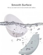 Little Mom Cadita pentru bebelusi Egg Blue cu forma ergonomica suprafata antiderapanta protectie spate margini rotunjite varsta recomandata 0 luni+