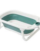 Little Mom Cadita Starfish Green pliabila margini rotunjite dop de scurgere design ergonomic dimensiuni 80x48.5x21cm
