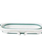 Little Mom Cadita Starfish Green pliabila margini rotunjite dop de scurgere design ergonomic dimensiuni 80x48.5x21cm