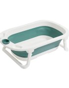 Little Mom Cadita Starfish Green pliabila margini rotunjite dop de scurgere design ergonomic dimensiuni 80x48.5x21cm