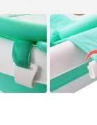 Little Mom Hamac cadita Baby Bath Tub Bear Mint moale versatila cu uscare rapida varsta 0-6 luni
