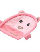 Little Mom Hamac cadita Baby Bath Tub Bear Pink moale versatila cu uscare rapida varsta 0-6 luni