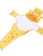 Little Mom Hamac cadita Bathnet Yellow Girafe moale uscare rapida versatil varsta 0-12 luni