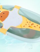 Little Mom Hamac cadita Bathnet Yellow Girafe moale uscare rapida versatil varsta 0-12 luni