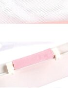 Little Mom Hamac cadita Cute Bear Pink forma ergonomica material moale cu sistem prindere facil dimensiuni 58 x 68 cm