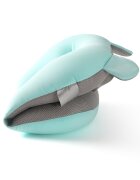 Little Mom Hamac cadita pentru copii Bear Bath cushion Mint design ergonomic cu centuri de fixare compatibilitate universala dimensiune 47 x 34 x 6 cm