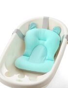 Little Mom Hamac cadita pentru copii Bear Bath cushion Mint design ergonomic cu centuri de fixare compatibilitate universala dimensiune 47 x 34 x 6 cm