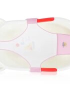 Little Mom Hamac Classic Pink pentru cadita material textil forma ergonomica dimensiune reglabila fara BPA recomandat 0 luni+